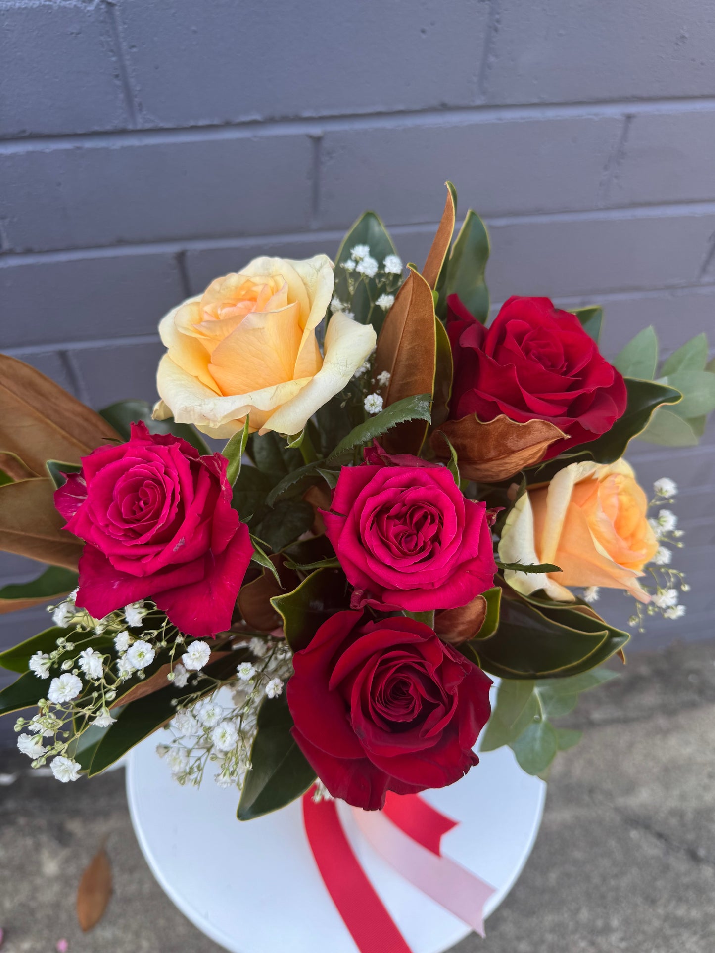 Half Dozen Assorted Roses