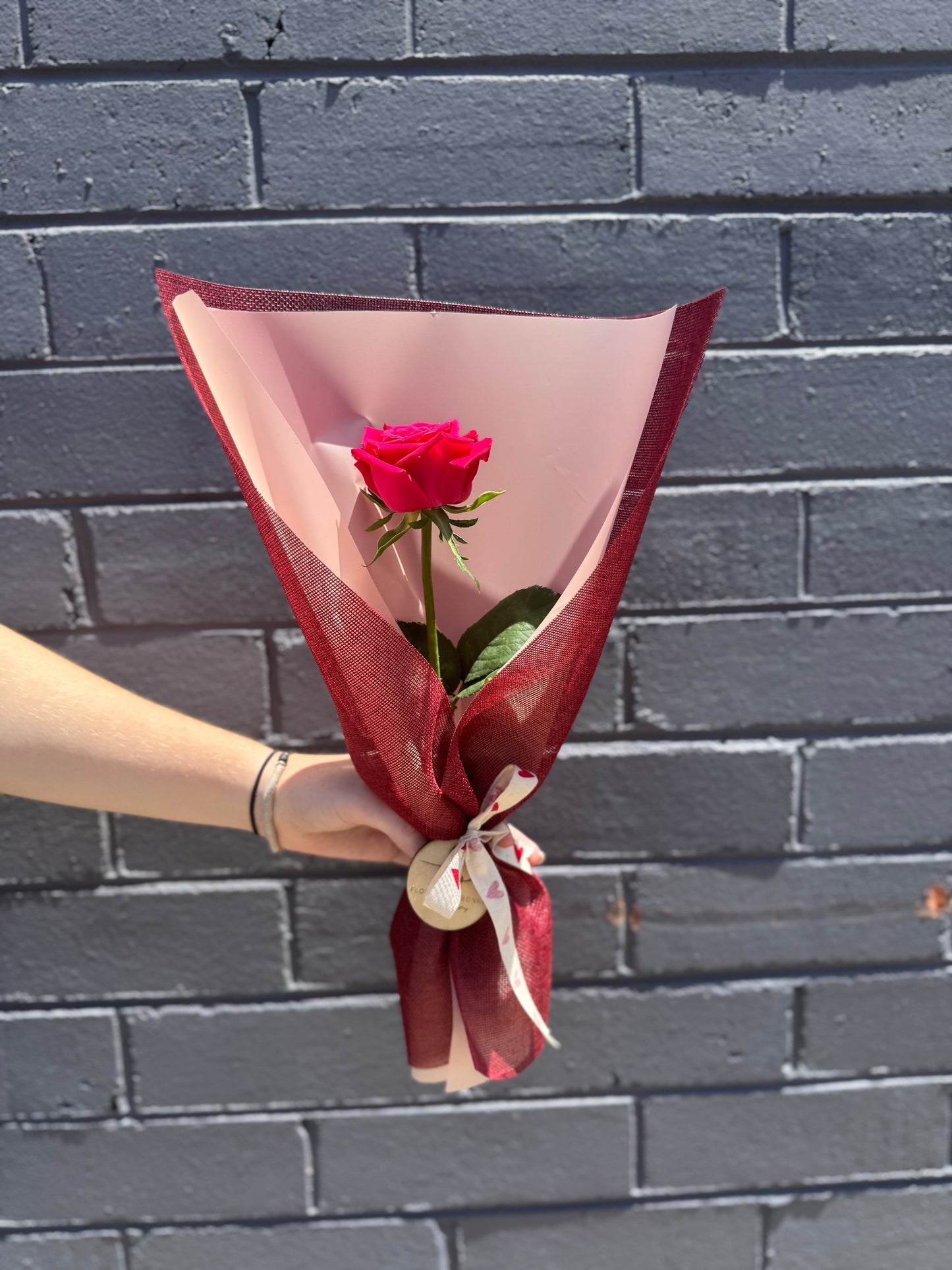 Single Stem Pink Rose