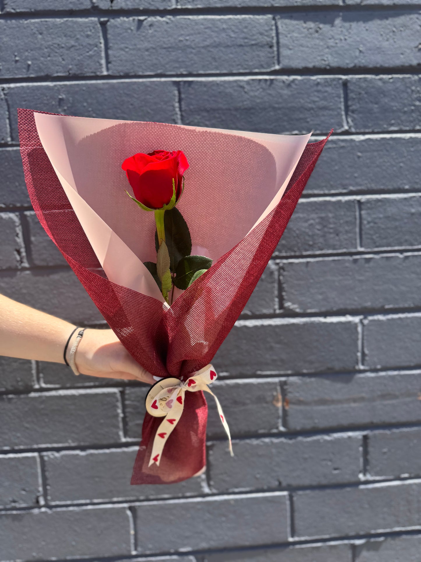 Single Stem Red Rose