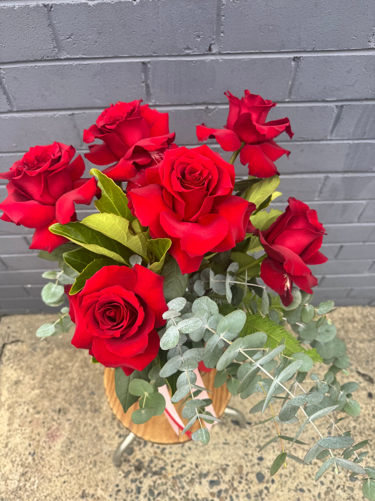 Premium Half Dozen Red Roses
