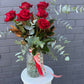 Premium Half Dozen Red Roses