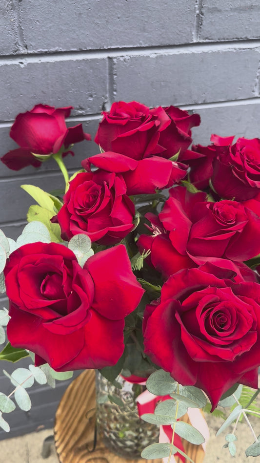 Premium Dozen Red Roses
